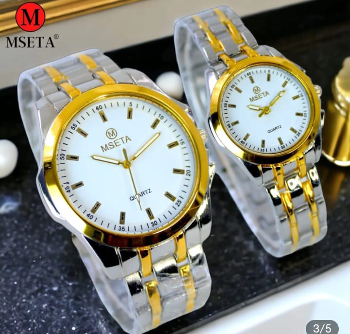 New Arrival......!!   MSETA Couple Watch Original Premium Quality | Premium Quartz | Steel Back | For Luxury Lifestyle