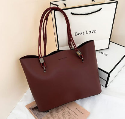 Purse & Hand bags for women Fashion Shoulder Bags Large capacity Travel Tote For Women Luxury Designer PU Leather Top Handle Purses and Handbags