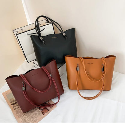 Purse & Hand bags for women Fashion Shoulder Bags Large capacity Travel Tote For Women Luxury Designer PU Leather Top Handle Purses and Handbags