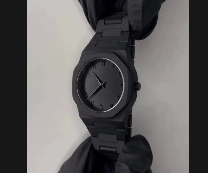 Black Arabic Aura Watch (Fiber)