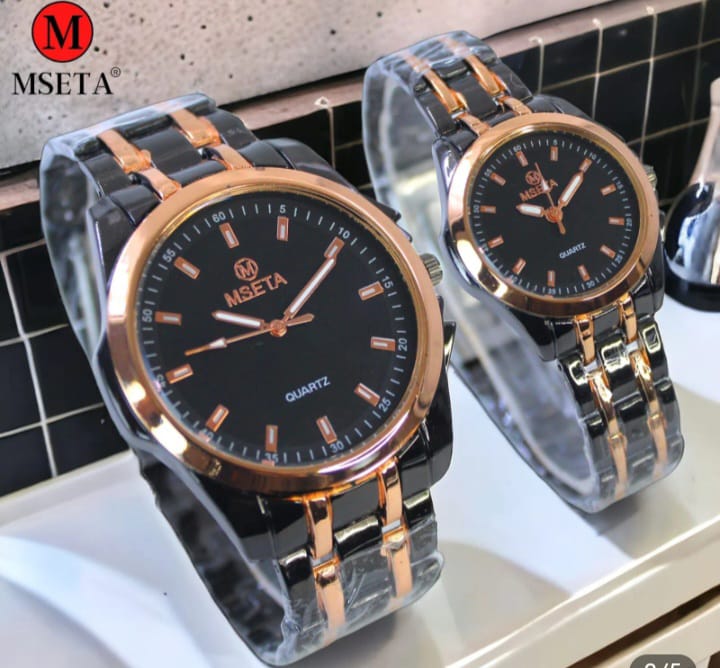 New Arrival......!!   MSETA Couple Watch Original Premium Quality | Premium Quartz | Steel Back | For Luxury Lifestyle