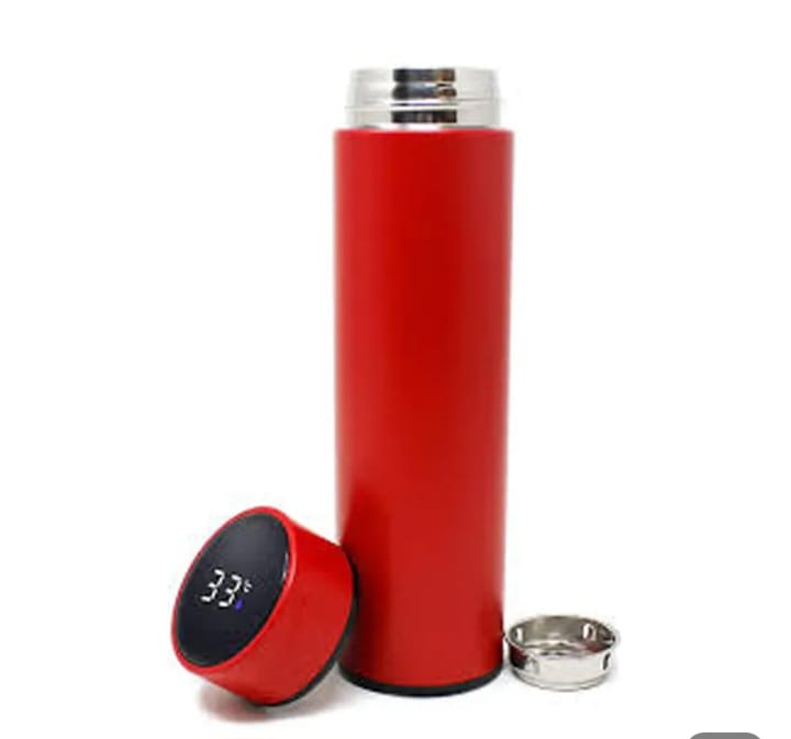 Temperature Water Bottle - LED Temperature Display, Hot Cold vaccum Flasks, Stainless Steel Thermos - LED 500 ML Smart Thermos