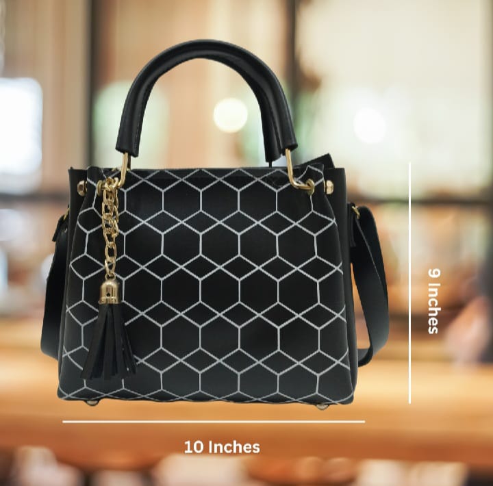 Handbags For Girls - Hand Bags - Shoulder Bag With long belt - handbag for Girls Ladies - Designer Handbags Bags for Women - Trendy Purse - latest Design - Easy to carry