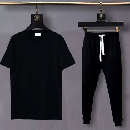 Black Summer Tracksuit for men