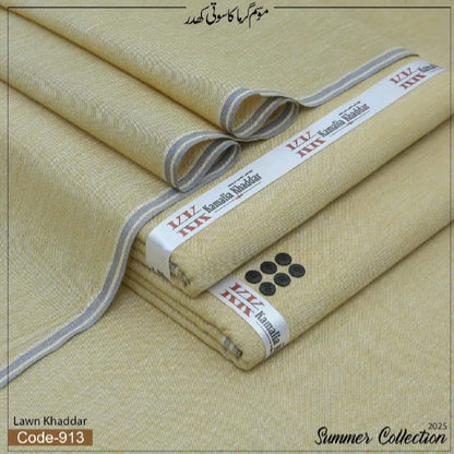 Summer Collection Premium Unstitched Khaddar suit for Men | warm & Durable | 7 Meter Suit | Traditional & Elegent Look | Best for Summer Wear | Perfect for Kurta Pajama Shalwar Kameez